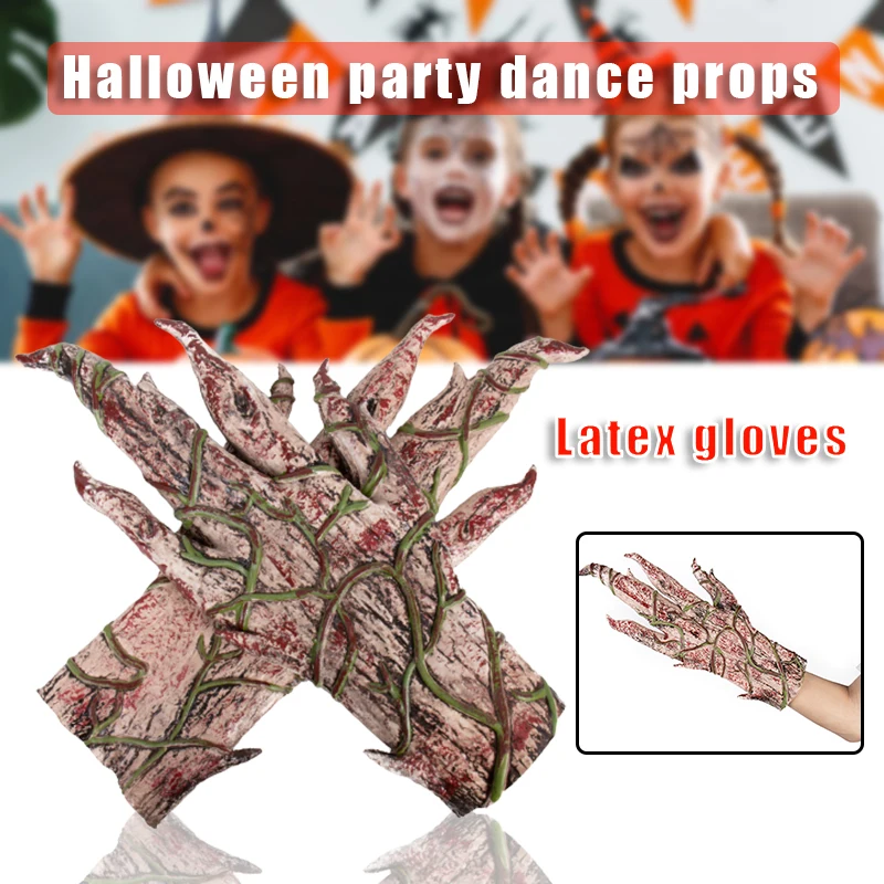 

Horror Dryad Gloves Halloween Cosplay Costume Props Creative Party Supplies for Masquerade Carnival Party part