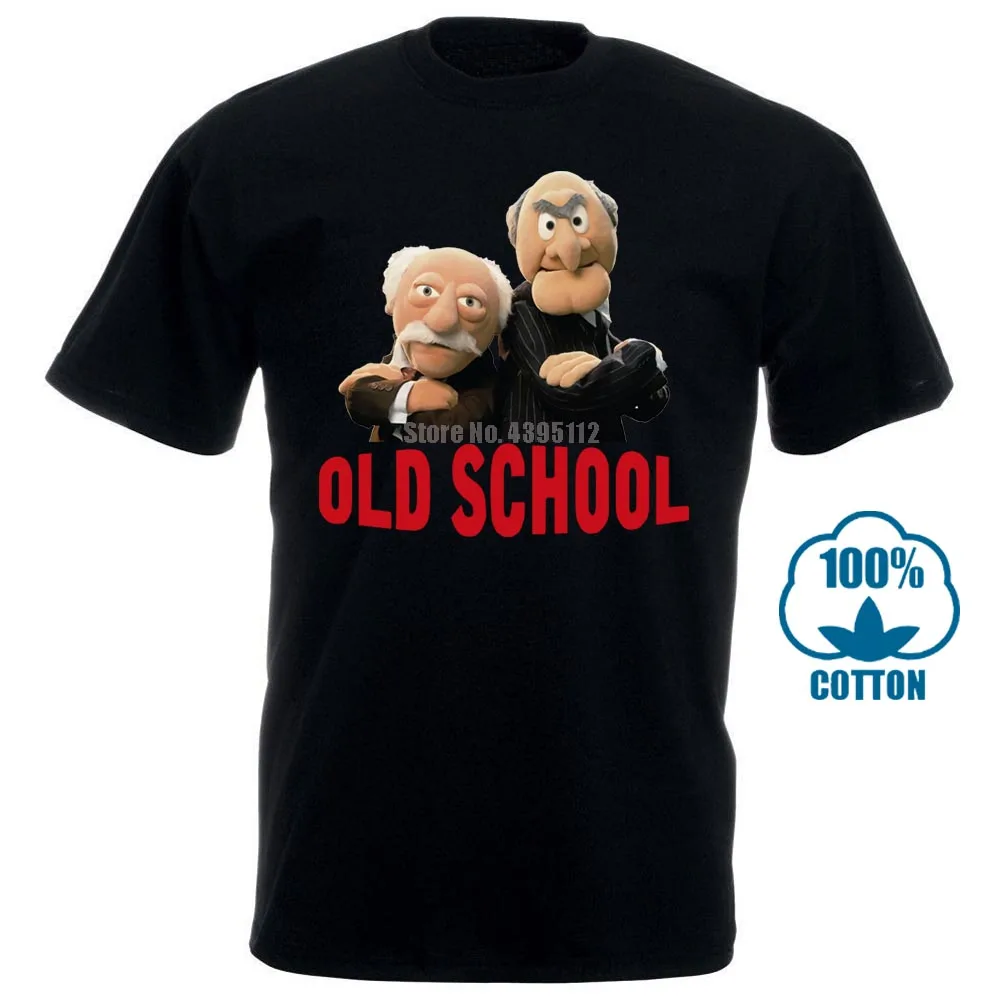 Мужская футболка Muppets Grandmasters Waldorf Statler Old School Graphic забавная футболка Новинка Женская футболка