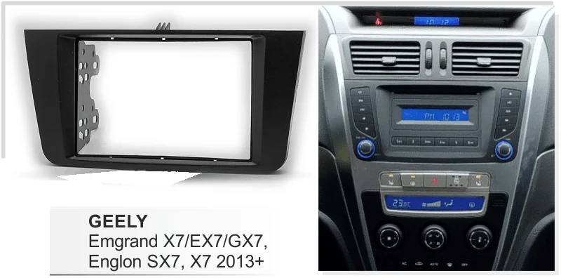 Автомобильная радиопанель Fascia Для GEELY Emgrand X7 EX7 GX7 Englon SX7 2013 + комплект для приборной