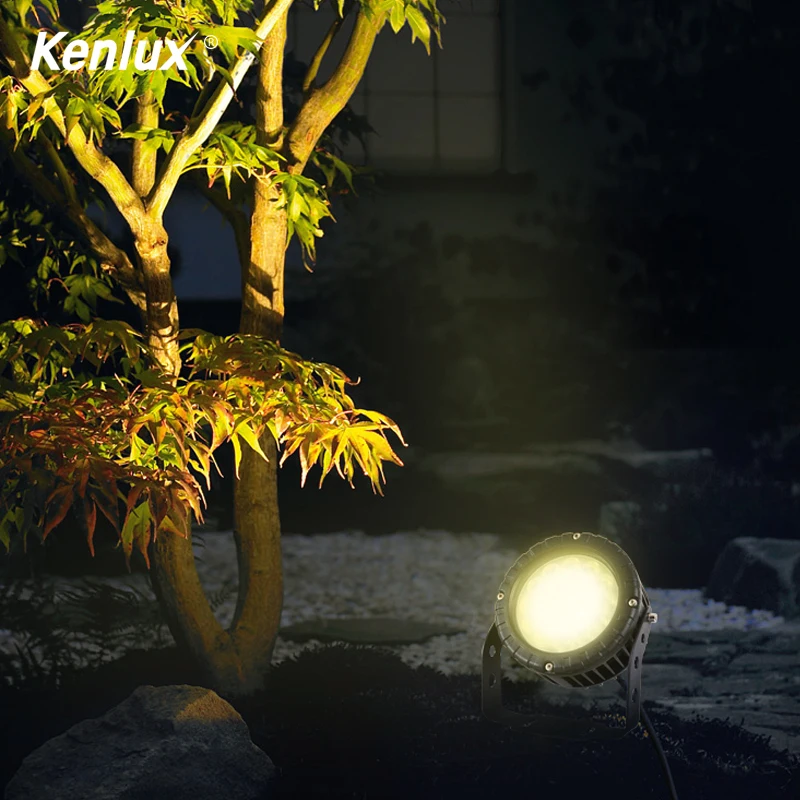 Светодиодный садовый светильник Kenlux 12 Вт 18 24 наружный фонарь светодиодный для