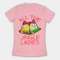 christmas all the jingle ladies womens t shirt