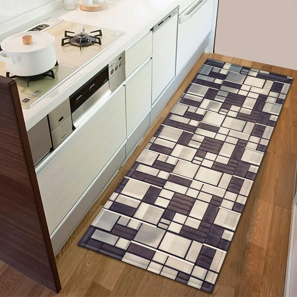 

Современный кухонный коврик, коврик для входной двери, ковер для спальни, гостиной, домашний Коврик для прихожей и ванной, нескользящее напо...