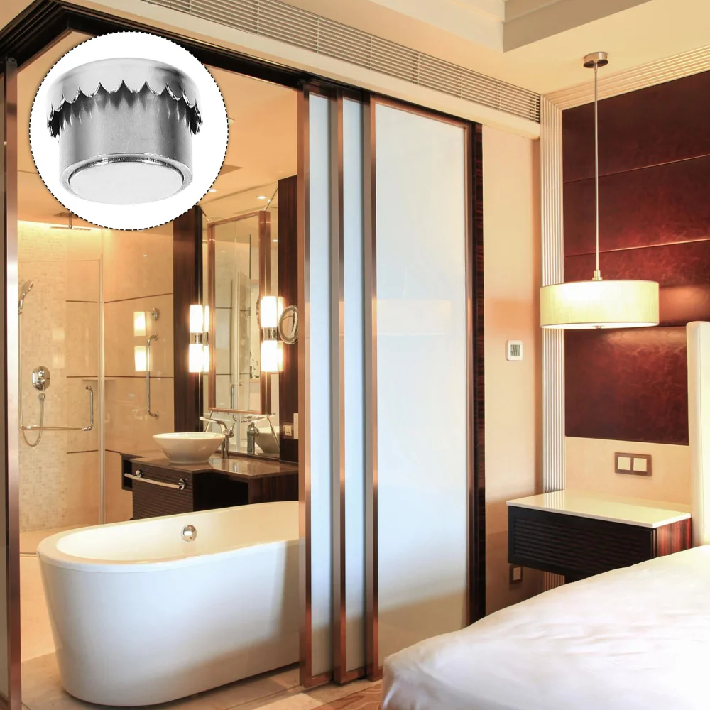 

2Pcs Wall Sucker Soap Rack Magnetic Soap Shelf Bathroom Soap Organizer Silver