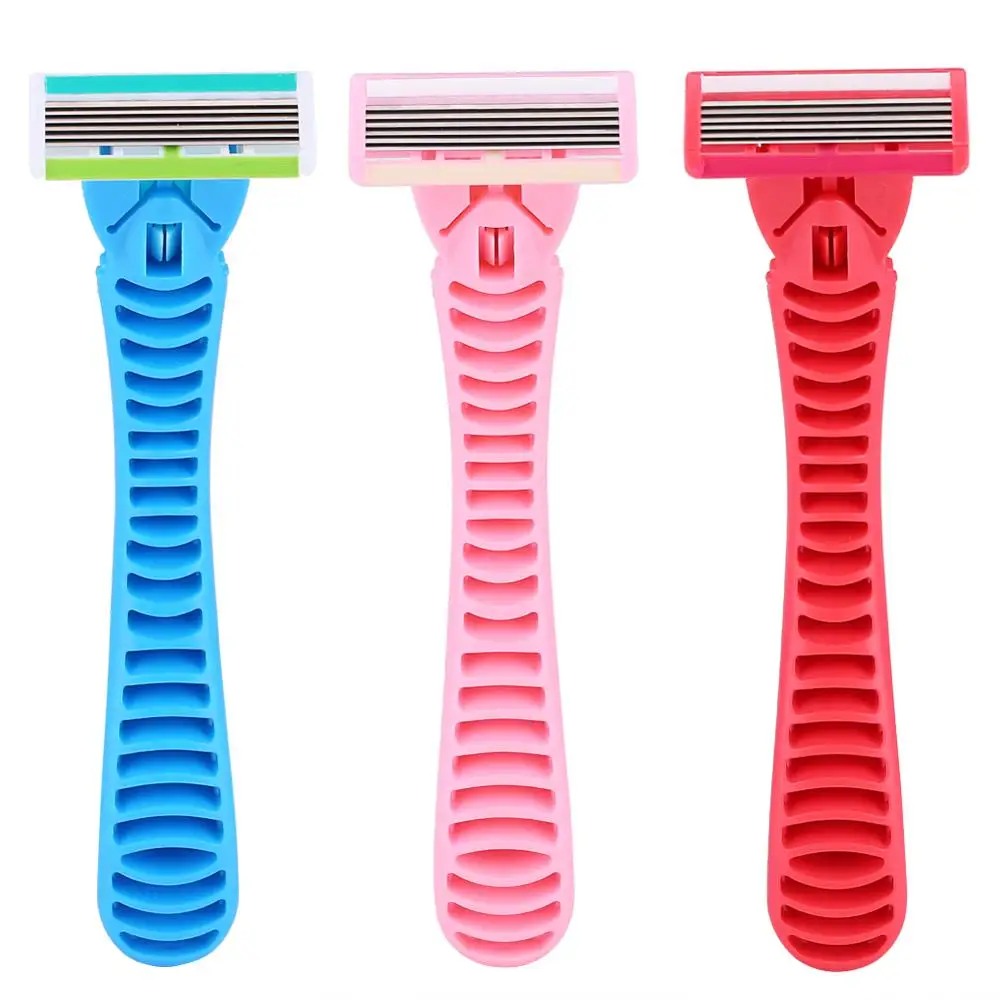3 цвета бритва Мужская Женская Бритва держатель удаление волос на ногах бритья 6