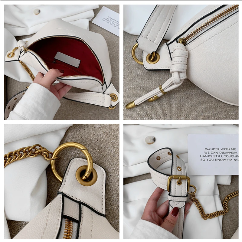 Модная простая бежевая забавная сумка для женщин однотонный поясной кошелек из