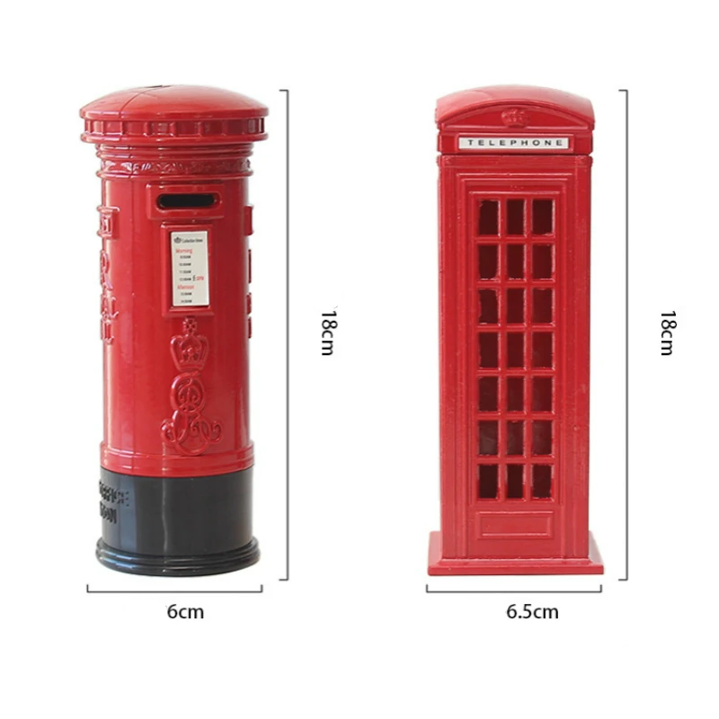 Копилка Ретро Лондон металлический почтовый ящик ремесла украшение дома