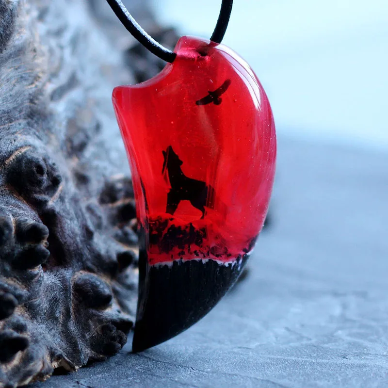 цепь чокер на шею цепочка женская Модное ожерелье с волком подвеской в виде Луны