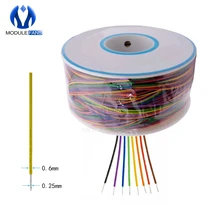 250 м 30 AWG 8 жильный 0 25 мм B 1000 UL1423 Цветной изоляционный кабель Медь