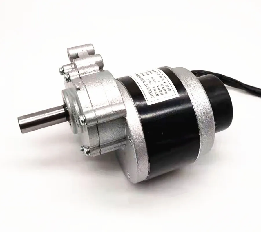 Motor de Escova de Baixa Velocidade com Freio Cadeira de Roda Eletromagnético Eixo Mais Longo Usado dc Engrenagem Escovado Motor 250w 24v 75rpm120rpm