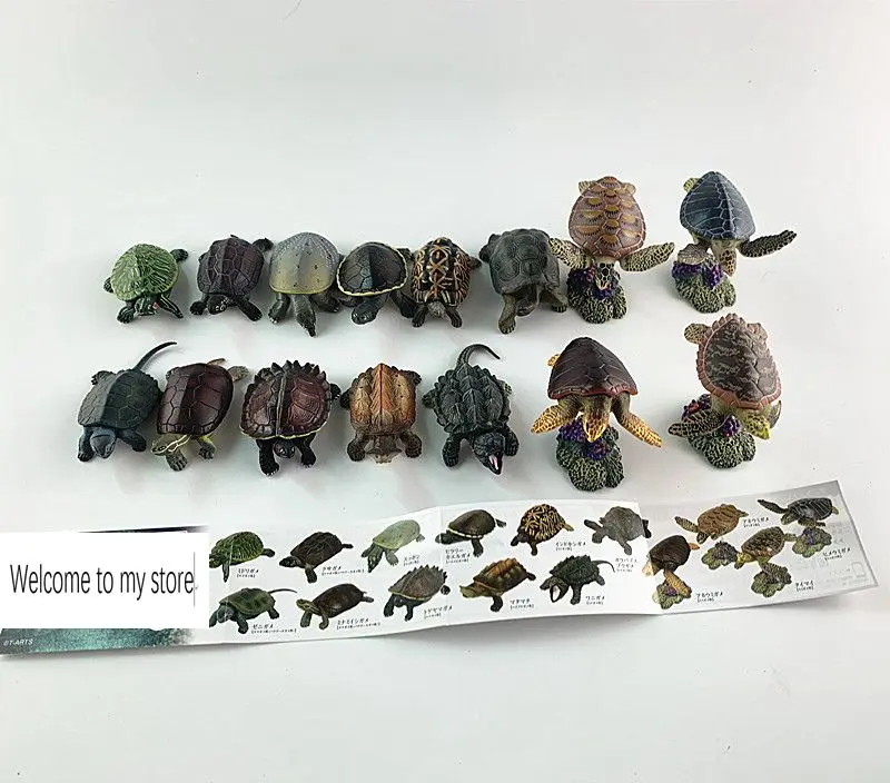 ПВХ фигурка модель игрушки черепаха 15 шт./компл. | Игрушки и хобби