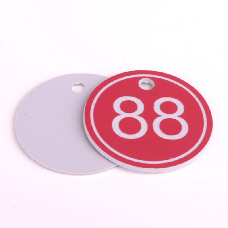

100pcs/lot Diameter:35mm (Number 1-100) Digital number card Storage card