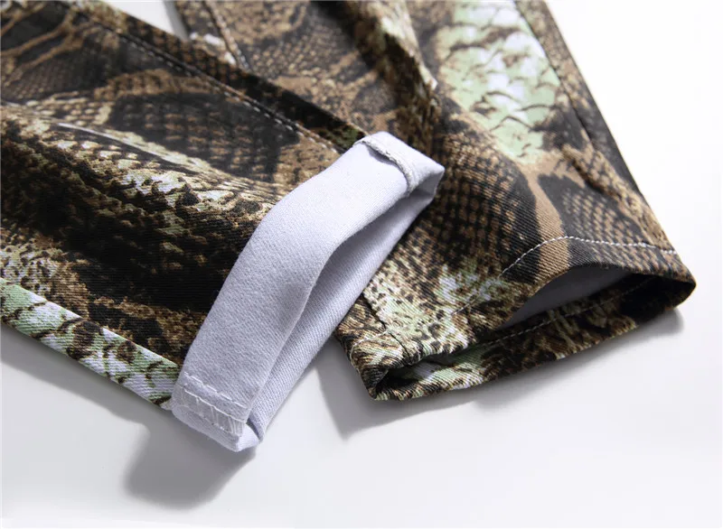 

New mens casual pants skinny men printing stretch slacks pants trousers cotton hip hop Summer Spring