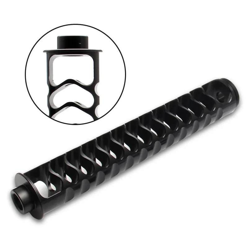 Автомобильный топливный фильтр спиральный увеличивающий 1/2 28 6/10 24 ядра черный из