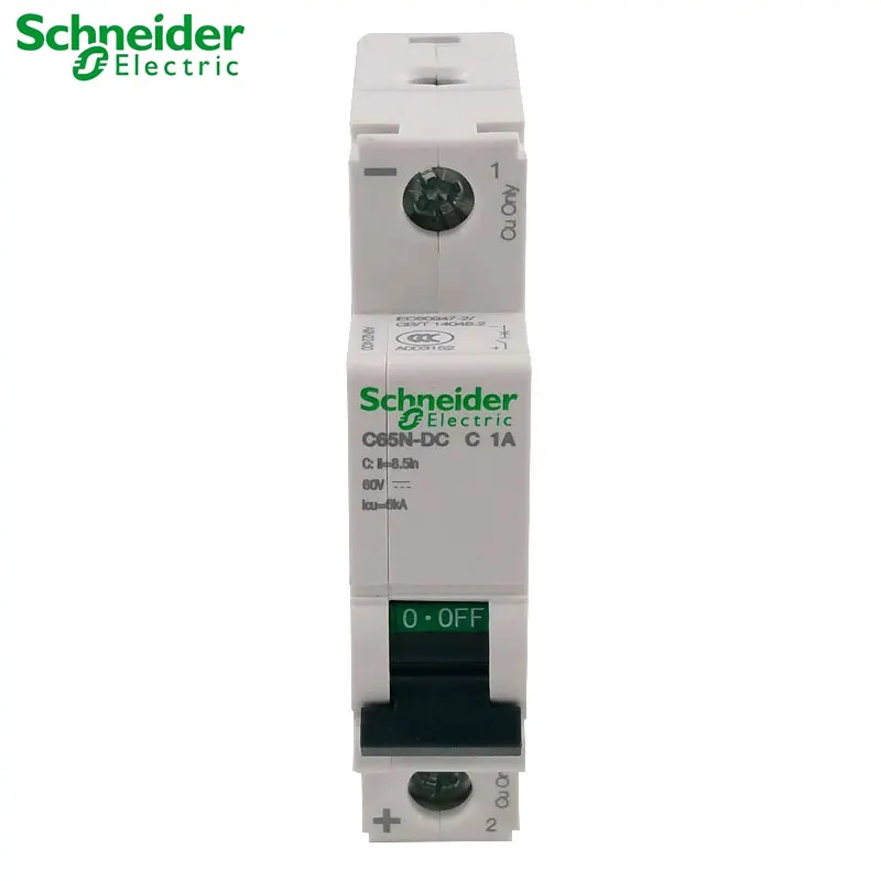 Миниатюрный автоматический выключатель Schneider electric с питанием от постоянного