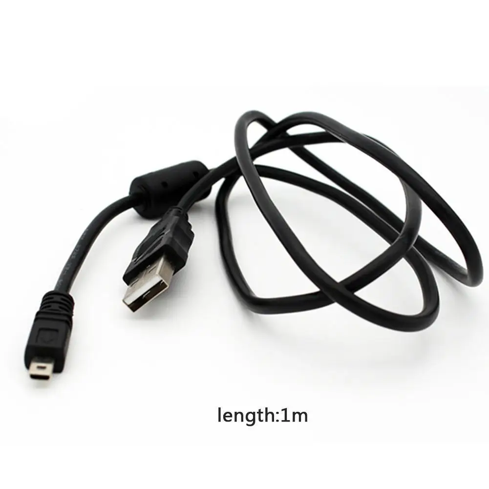 

Black 1M 1.5M 8 Pin UC-E6 Camera USB Data Cable Connect For Sony Cord FinePix For Olympus Nikon Pentaxist Coolpix PC Charge S1O5