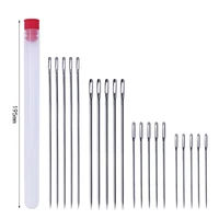 20100pcs big size large long steel needle 175mm 150mm big hole sewing needles home embroidery tapestry hand sewing tools