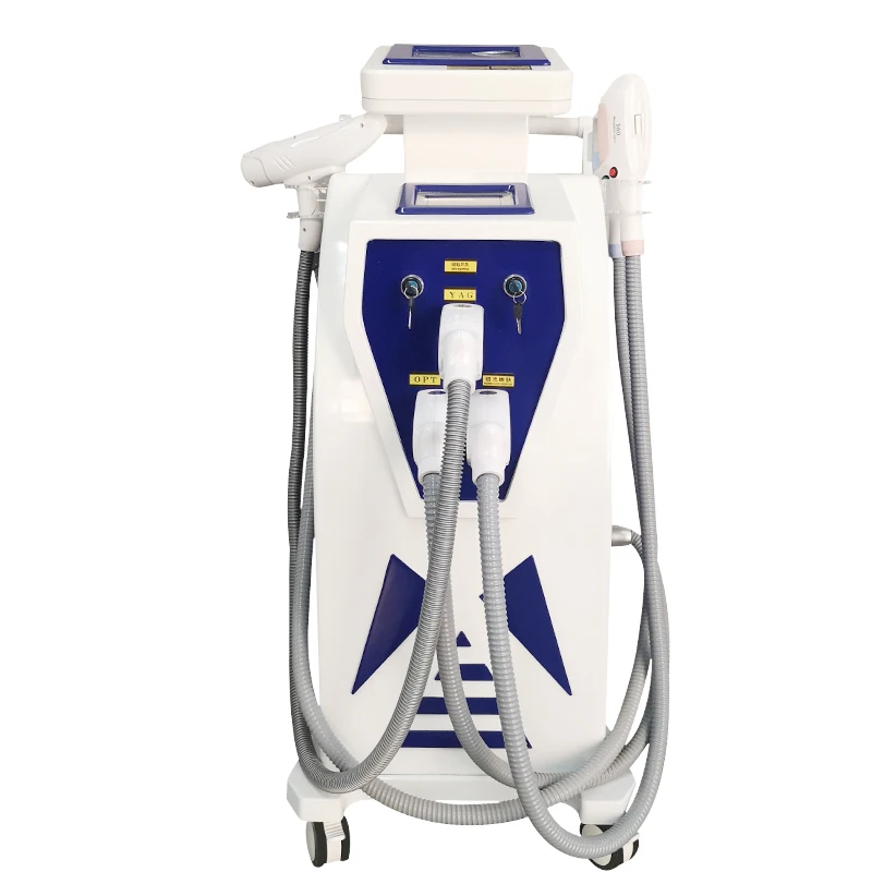 

4 In 1 IPL OPT SHR Laser Hair Removal Laser Women Skin Rejuvenation Tattoo Removal Carbon Peeling Black Face Machine Epilator