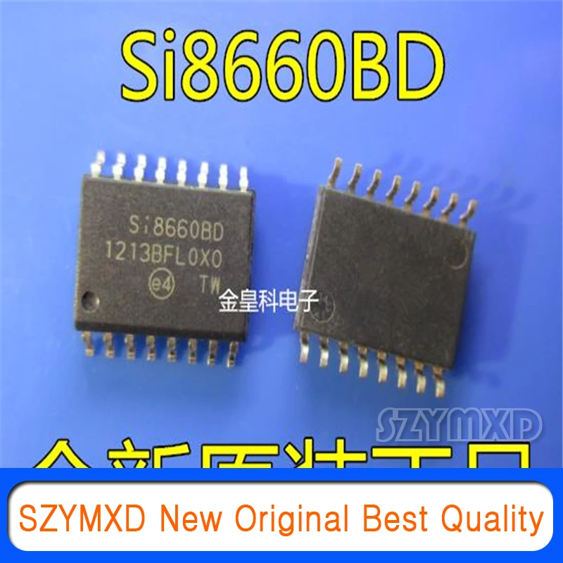 5 шт./лот новый оригинальный SI8660BD SI8660BD-B-ISR 6-CH цифровой изолятор SOIC-16 в наличии |