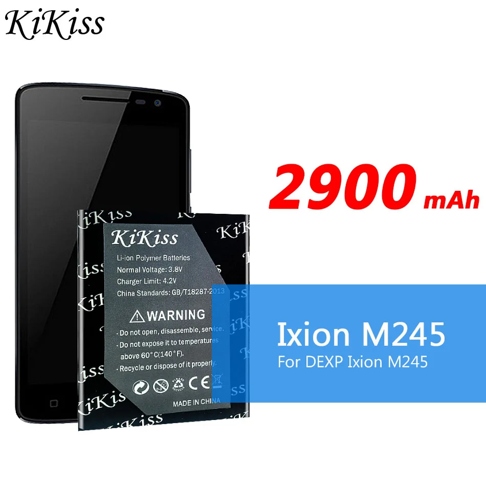 Аккумулятор большой мощности 2900 мАч Ixion M245 для DEXP M 245 трек код|Аккумуляторы