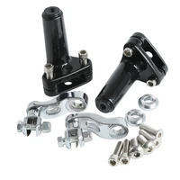 motorcycle passenger foot peg footboard support mount kit fit for harley softail fatboy deluxe breakout 2000 2006