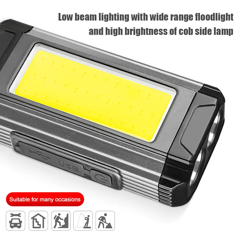 

Bicycle Light Rainproof LED 2200mAh Front Rear Lamp Headlight 7 Modes Aluminum Alloy Cycling Flashlight Warning Lamp