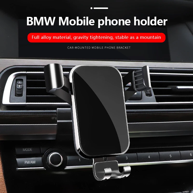 

Автомобильный держатель с креплением на вентиляционное отверстие, подставка с гравитационным кронштейном GPS для BMW серий 1/3/4/5/7 3GT F20 F30 G20 F10 F31...