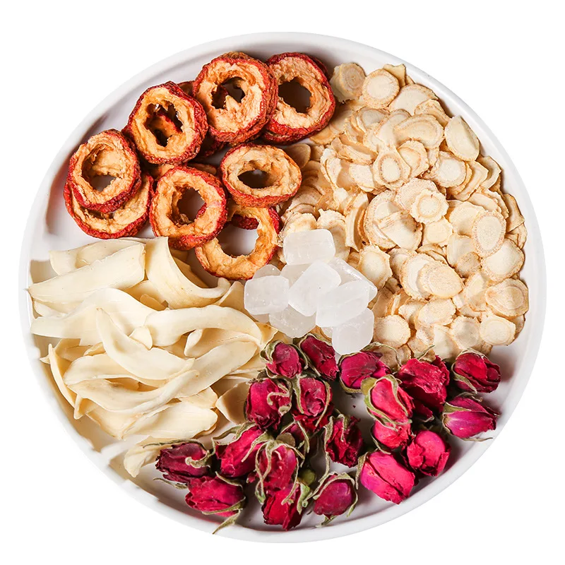 

2021 Chinese Herbal Chinese Tea Natural Babao Tea , Include Longan Rose Jujube Chinese Herbal Tea, Skin Beauty , Helps Digestion