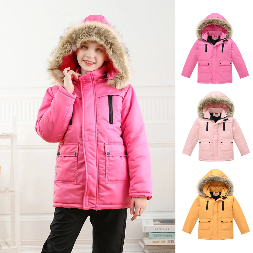 Куртка Bobora для маленьких девочек детская зимняя хлопковая одежда утепленное
