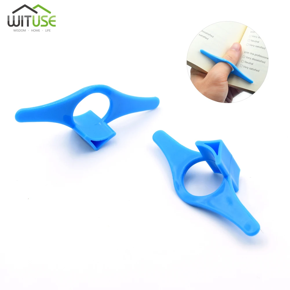 Мульти fonction en plastique pouce 2 шт. для чтения большого пальца страницы маркера marqueur pratique
