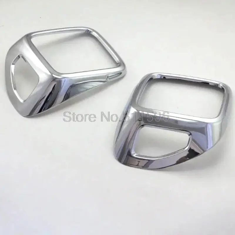Fit For Jeep Renegade 2015 2016 ABS Chrome Rear Taillight Tail Light lamp Cover Trim tail Lamp Hoods Car Accessories 2pcs | Автомобили и