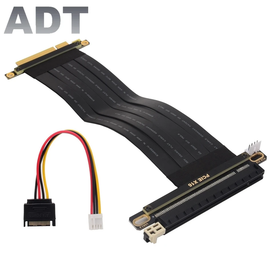 PCI-E x8 Удлинительный Кабель-адаптер x16 PCIe Riser 8x до 16x GTX 1080 Ti RTX3060 GPU графические карты
