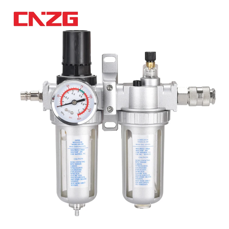 

SFC400 1/2 SFC300 SFC200 1/4 Air Compressor Filter Regulator Oil Water Separator Trap Regulator Valve Pneumatic Parts