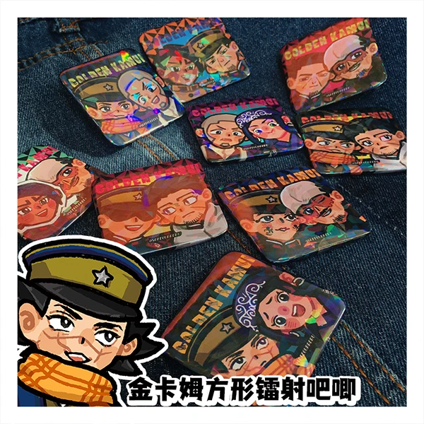 Аниме Золотой Kamuy насосы для сточных вод Tsurumi Tokushirou сугимото Saichi значок медаль