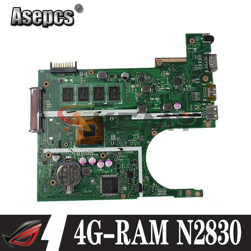 

Akemy X200MA Laptop motherboard for ASUS F200MA X200M X200MA notebook mainboard motherboard with 4GB-RAM N2830 CPU tested ok