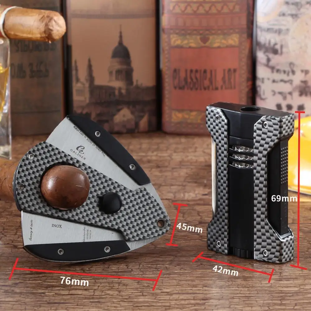 GALINER дорожный увлажнитель для сигар кожаный чехол Кедр Дерево хьюмидор коробка