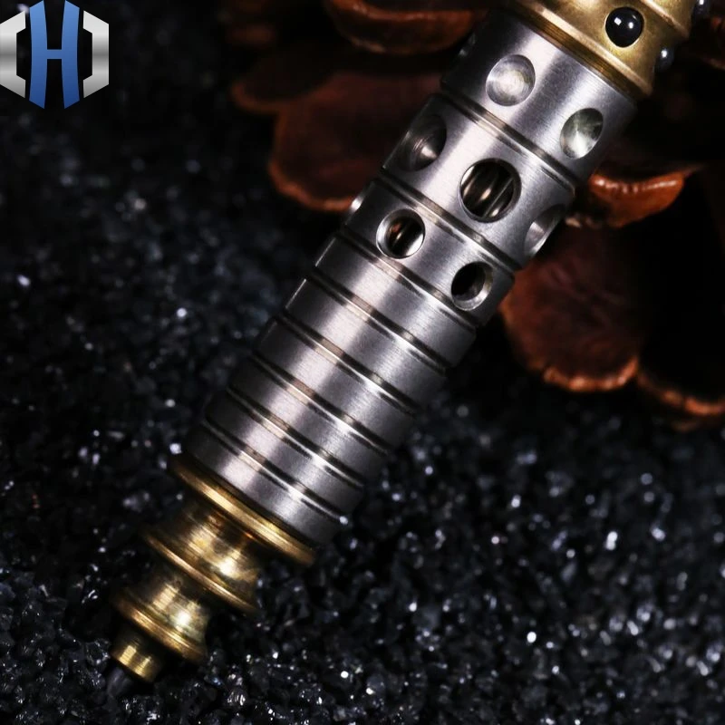 Harga Lubang Pena Taktis Titanium + Baut Kuningan Outdoor Jendela Rusak Pertahanan Diri Pena Multi-Fungsi Kepribadian EDC Pena