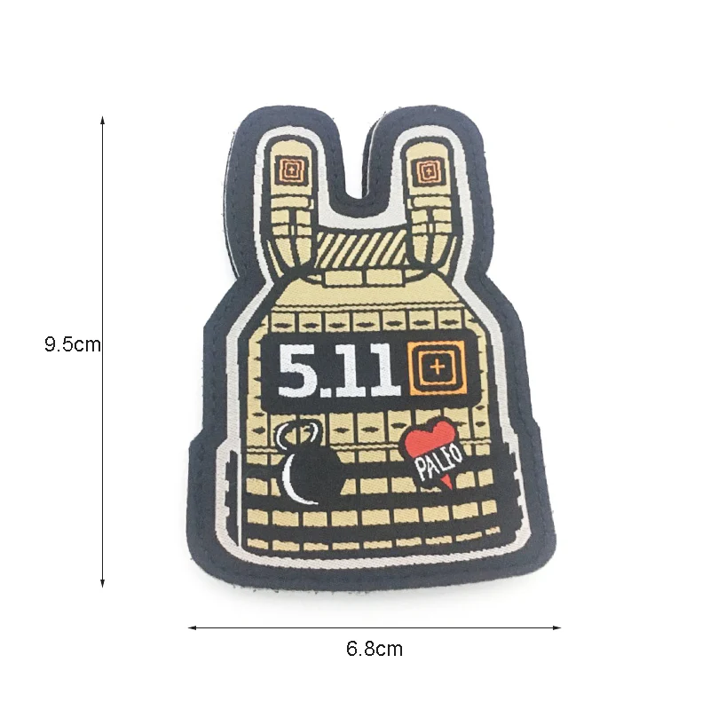 Вышивка/ПВХ/ИК патч Военная нарукавная нашивка значок блины для кроссфита 511