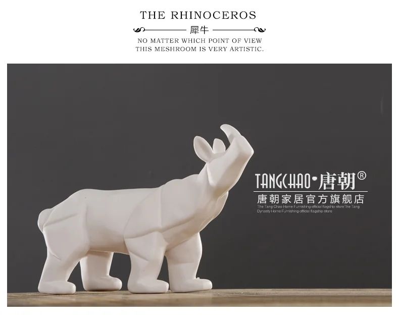 

Modern Craft Figurine Nordic Cattle White Small Animal Figurines Creative Cute Decoracion Home Decoration Accessories DH50XBJ