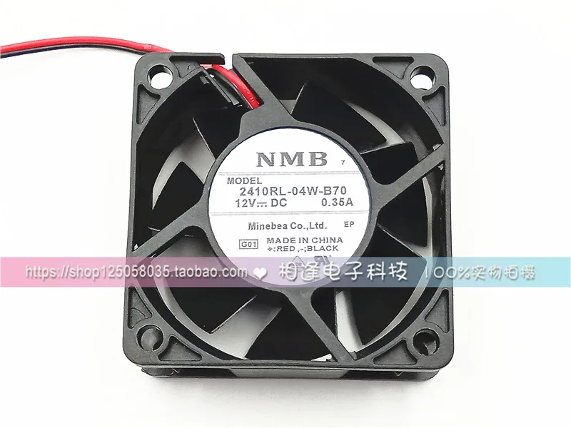 НМБ 2410RL 04W B70 DC 12V 0.35A 60x60x25 мм 2 провод Сервер вентилятор охлаждения|Кулеры и системы