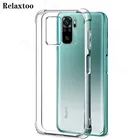 Ультратонкий чехол для телефона Xiaomi Redmi Note 10 Pro Max Note 10S Note 10 Pro 10 4G, силиконовые прозрачные мягкие противоударные чехлы