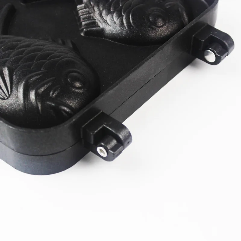 New-Taiyaki Double Fish Shaped Hot Dessert Waffle Cake Maker Pan Japanese Pancake Fry | Дом и сад