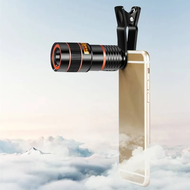 

8x18 Monocular Telescope for Smartphone Powerful HD Zoom Scope Military Hunting Optical Super Long Range Telephoto Lens Camping