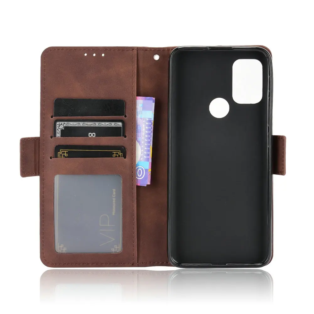 

2021 Leather Wallet Removable Card Slot for Motorola Moto G10 Power 2021 Flip Case Motorola G30 G100 G 30 10 100 Capa Shockproo