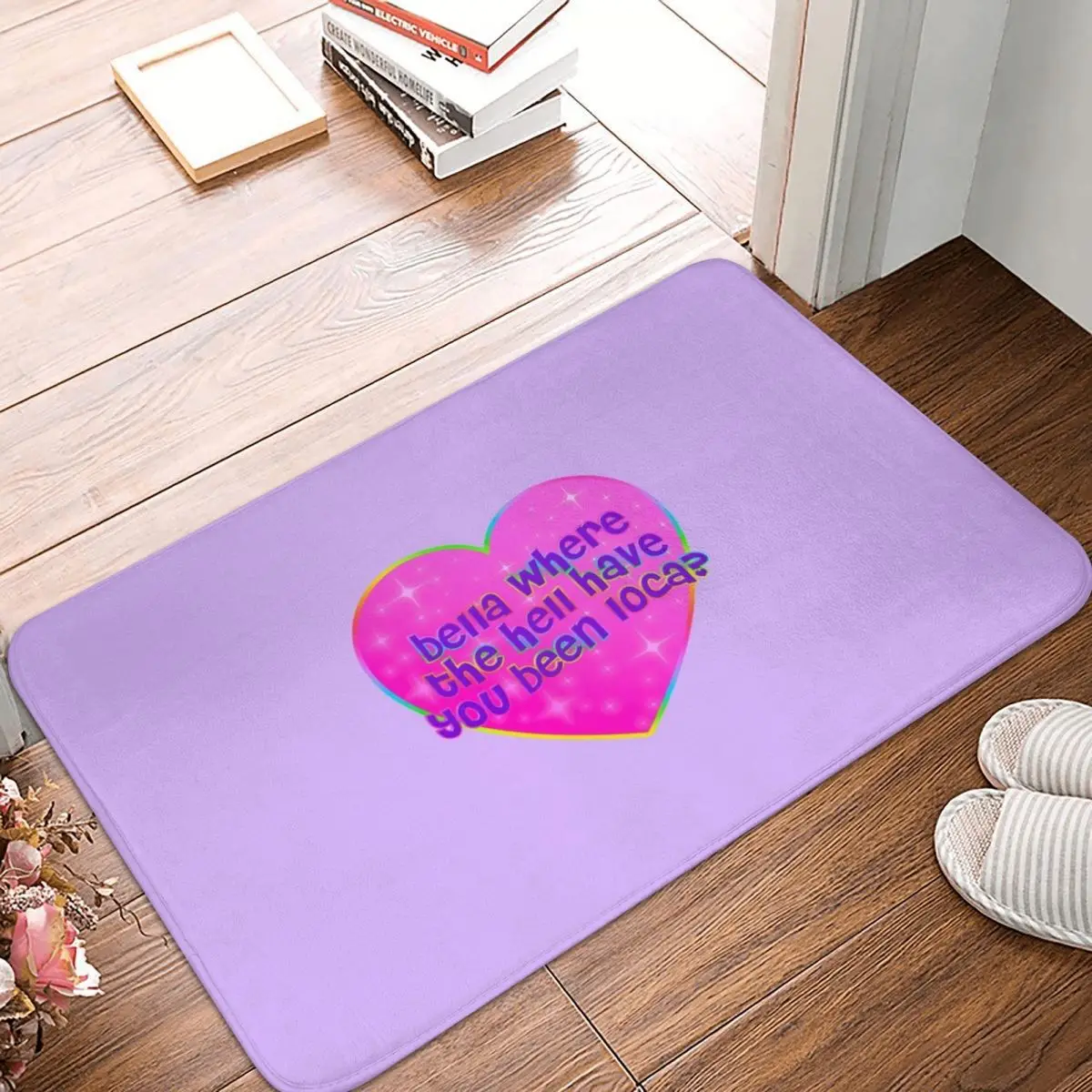 

Коврик для ванной, кухни и спальни, из полиэстера и ПВХ