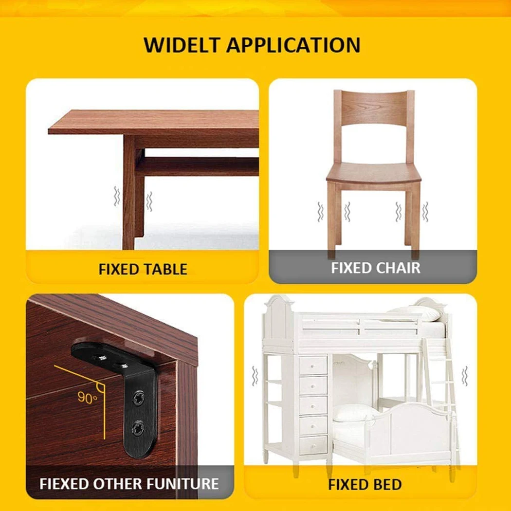 

Accessories Angle code Accessory 10Pcs Right Corner Brace Furniture Joint