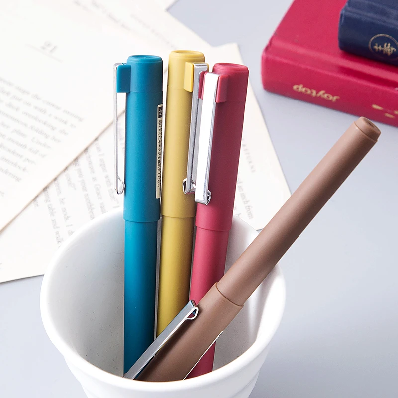 Простая креативная Студенческая нейтральная прямая жидкая шариковая ручка