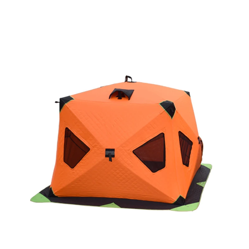 

1.8*1.8*1.6M Automatic Ice Fishing Tent Winter Fishing Equipment Cotton Thicken Warm Tents Outdoor Camping Cold-proof Tent