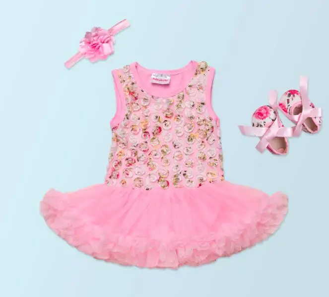 Одежда для кукол новорожденных 22 дюйма розы платье обувь подходит или 55 см