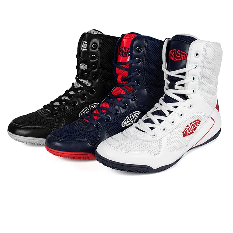 

New Training Wrestling Shoes Men Size 39-45 Light Weight Boxing Shoes Spring Summer Comfortable Flighting Boxing Sneakers