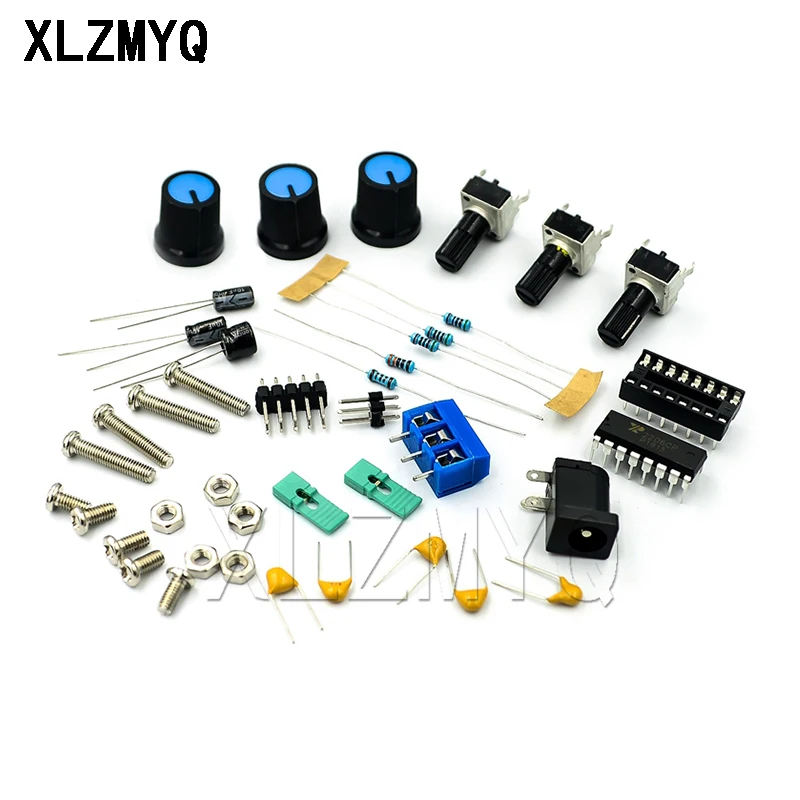 

XR2206 / Function Signal Generator DIY Kit Output 1Hz-1MHz Sine/Triangle/Square Signal Generator Adjustable Frequency Amplitude